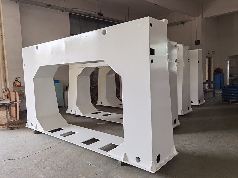 設備鋼結構件噴塑加工